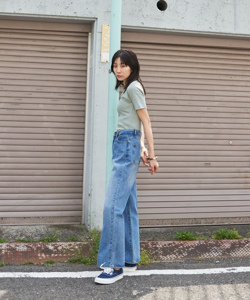 MILLER(ミラー)の「MILLER/CREW TEE(Tシャツ/カットソー・レディース・ブルー/パープル/ブラウン・FREE)」の20枚目の写真