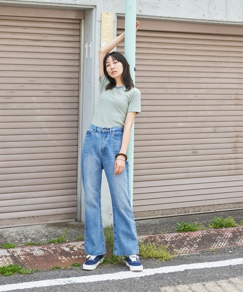 MILLER(ミラー)の「MILLER/CREW TEE(Tシャツ/カットソー・レディース・ブルー/パープル/ブラウン・FREE)」の22枚目の写真
