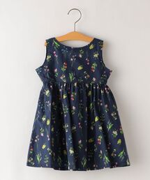 SHIPS KIDS:フラワー ノースリーブ ワンピース(80～90cm)