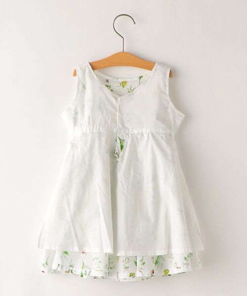 SHIPS（シップス）の「SHIPS KIDS:フラワー ノースリーブ ワンピース(80～90cm)（ワンピース・キッズ・ネイビー/ホワイト・90/80）」の12枚目の写真