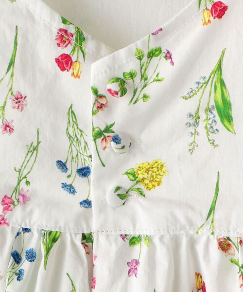 SHIPS（シップス）の「SHIPS KIDS:フラワー ノースリーブ ワンピース(80～90cm)（ワンピース・キッズ・ネイビー/ホワイト・90/80）」の10枚目の写真