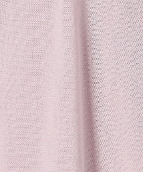 SHIPS(シップス)の「【SHIPS別注】assiette:〈手洗い可能〉チュールショートスリーブ(Tシャツ/カットソー・レディース・ホワイト系その他/ピンク系その他・ONE SIZE)」の4枚目の写真