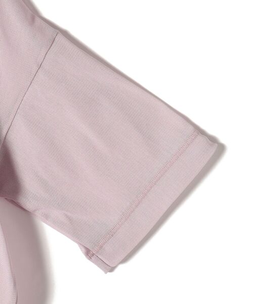 SHIPS(シップス)の「【SHIPS別注】assiette:〈手洗い可能〉チュールショートスリーブ(Tシャツ/カットソー・レディース・ホワイト系その他/ピンク系その他・ONE SIZE)」の6枚目の写真