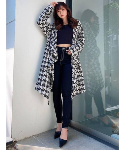 GYDA（ジェイダ）の「ハイウエスト ワンウォッシュスキニーパンツ（デニムパンツ・レディース・ブラック・SMALL/MEDIUM/LARGE/X-SMALL/XX-SMALL）」の11枚目の写真