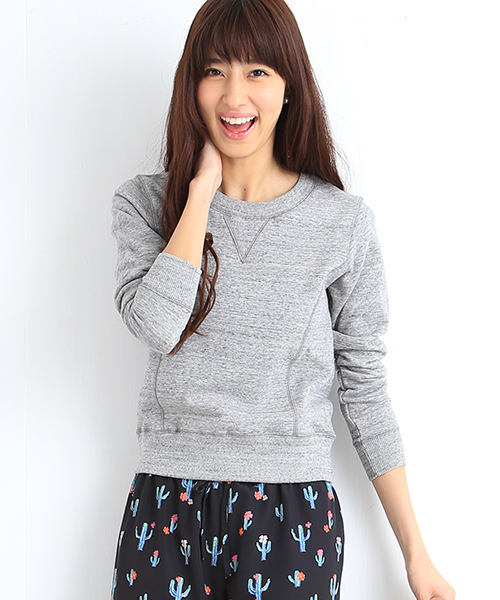 B:MING by BEAMS（ビーミングバイビームス）の「ビーミング by ビームス / TOMPKINS 裏毛プルオーバー（スウェット・レディース・ホワイト/グレー/ネイビー・MEDIUM/SMALL）」の20枚目の写真