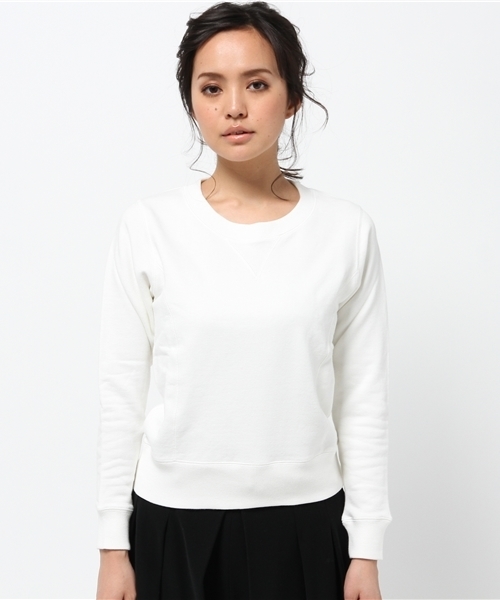 B:MING by BEAMS（ビーミングバイビームス）の「ビーミング by ビームス / TOMPKINS 裏毛プルオーバー（スウェット・レディース・ホワイト/グレー/ネイビー・MEDIUM/SMALL）」の9枚目の写真