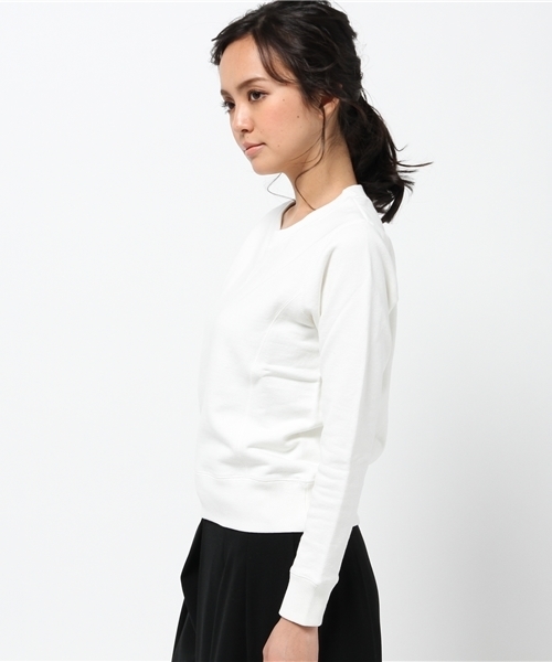 B:MING by BEAMS（ビーミングバイビームス）の「ビーミング by ビームス / TOMPKINS 裏毛プルオーバー（スウェット・レディース・ホワイト/グレー/ネイビー・MEDIUM/SMALL）」の4枚目の写真