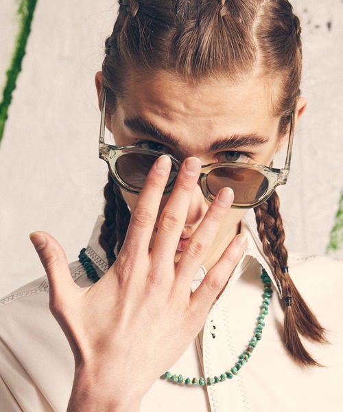 MAISON SPECIAL（メゾンスペシャル）の「《ユニセックスアイテム》フレームボストンサングラス【MAISON SPECIAL/メゾンスペシャル】（サングラス・メンズ・ホワイト/ブラック/グレー/レッド/イエロー/グリーン・FREE）」の19枚目の写真