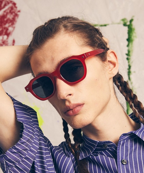 MAISON SPECIAL（メゾンスペシャル）の「《ユニセックスアイテム》フレームボストンサングラス【MAISON SPECIAL/メゾンスペシャル】（サングラス・メンズ・ホワイト/ブラック/グレー/レッド/イエロー/グリーン・FREE）」の14枚目の写真