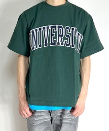 BEATJIVE（ビートジャイブ）の「カレッジロゴ Tシャツ ビッグシルエット UNIVERSITY 半袖 メンズ（Tシャツ/カットソー）」