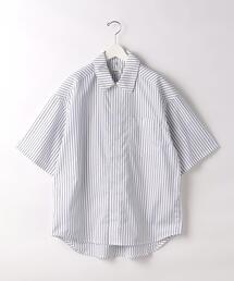 ＜LOWNN＞ MINIMAL SHIRT SHORT SLEEVE STRIPE/シャツ