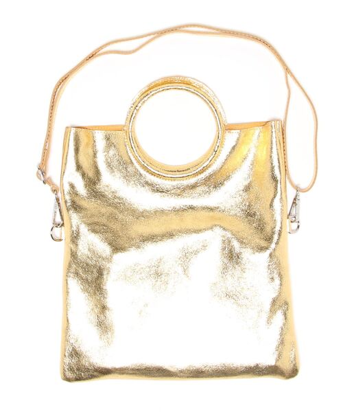 ROSE BUD（ローズバッド）の「サークルハンドルショルダーバッグ（ショルダーバッグ・レディース・ブラック/シルバー/ゴールド・FREE）」の12枚目の写真