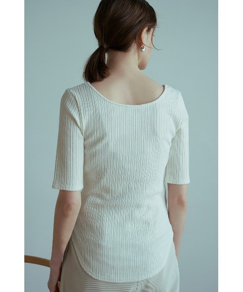 トップス CLANE SCOOP LINE RIB TOPS SCOOP LINE RIB TOPS｜TOPS(トップス)｜CLANE OFFICIAL ONLINE STORE