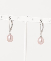 MUSES（ミューズ）の「【W】【it】【MUSES】オーバル淡水パールピアス  8～10mmパール（ピアス（両耳用））」