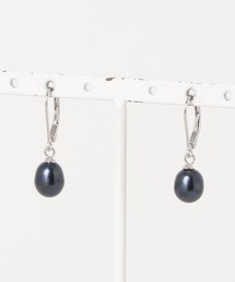 MUSES（ミューズ）の「【W】【it】【MUSES】オーバル淡水パールピアス  8～10mmパール（ピアス（両耳用））」