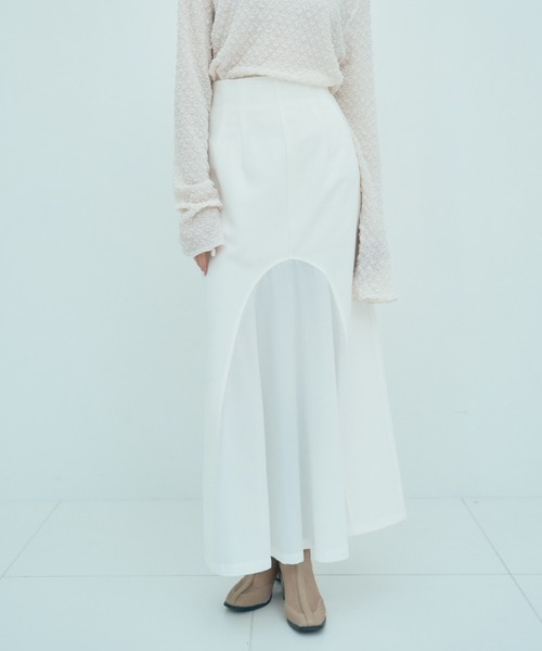 Solace（ソレイス）の「フロントフレアスカート（スカート・レディース・ホワイト/ブラック/レッド・SMALL/FREE）」の12枚目の写真