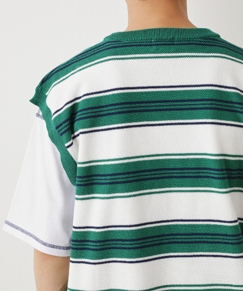 RODEO CROWNS WIDE BOWL(ロデオクラウンズワイドボウル)の「ニットベスト(ベスト・メンズ・ベージュ/ブラック系その他/ホワイト系その他・MEDIUM/LARGE)」の17枚目の写真