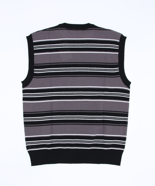 RODEO CROWNS WIDE BOWL(ロデオクラウンズワイドボウル)の「ニットベスト(ベスト・メンズ・ベージュ/ブラック系その他/ホワイト系その他・MEDIUM/LARGE)」の19枚目の写真