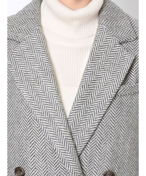 MERCURYDUO（マーキュリーデュオ）の「チェックジャケット（テーラードジャケット・レディース・ライトグレー/その他1・SMALL/MEDIUM）」の4枚目の写真