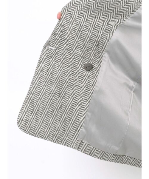 MERCURYDUO（マーキュリーデュオ）の「チェックジャケット（テーラードジャケット・レディース・ライトグレー/その他1・SMALL/MEDIUM）」の10枚目の写真