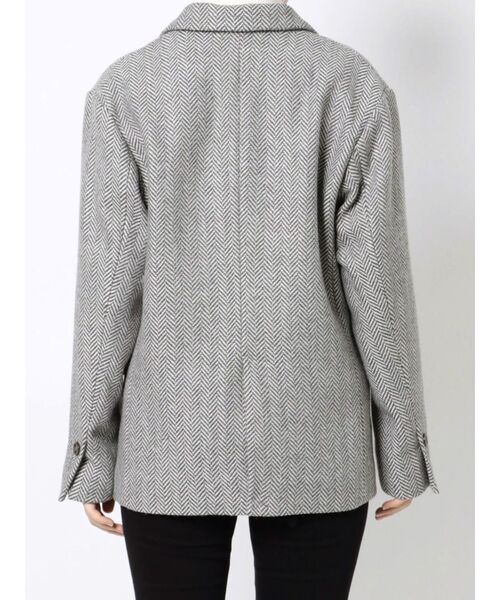 MERCURYDUO（マーキュリーデュオ）の「チェックジャケット（テーラードジャケット・レディース・ライトグレー/その他1・SMALL/MEDIUM）」の11枚目の写真