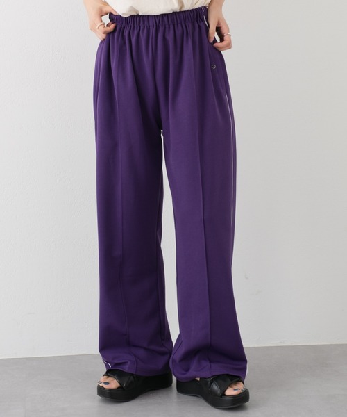WHIMSIC（ウィムジック）の「【WHIMSIC】パイピングトラックパンツ2（その他パンツ・レディース・パープル/ピンク/ブルー/グリーン・FREE）」の4枚目の写真