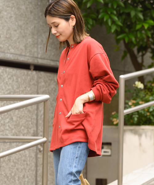 JOURNAL STANDARD - JOURNAL STANDARD スウェットスナップカーディガン セール】□□□スウェットスナップカーディガン（カーディガン