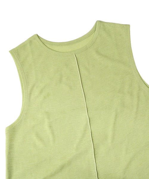 sango（sango）の「センターメロウシアータンクトップ（タンクトップ・レディース・オフホワイト/グリーン/ブラック・FREE）」の10枚目の写真