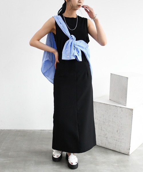 sango（sango）の「センターメロウシアータンクトップ（タンクトップ・レディース・オフホワイト/グリーン/ブラック・FREE）」の16枚目の写真