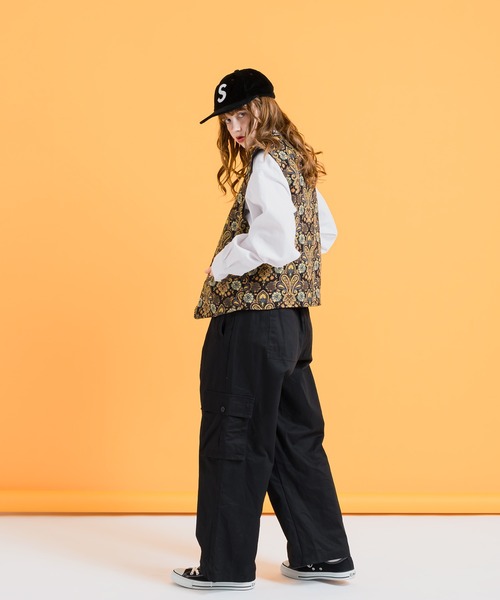 MUHET（ミュエータ）の「アソートジャガードジレ（ベスト・レディース・ブラック/ブラウン/アイボリー・MEDIUM/X-LARGE）」の16枚目の写真