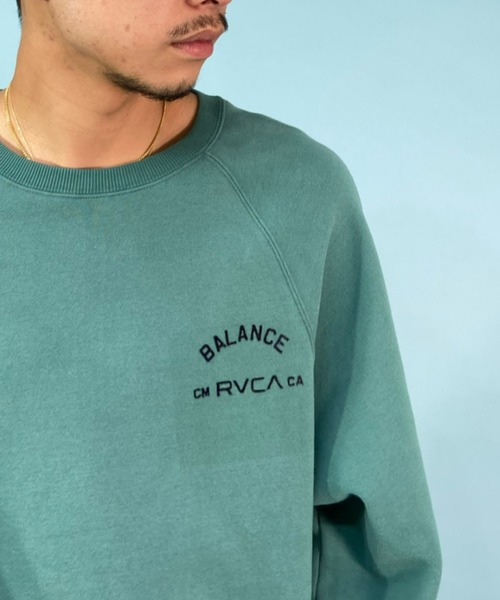 RVCA（ルーカ）の「【ZOZOTOWN限定】RVCA/ルーカ オーバーサイズ トレーナー/クルーネック ラグランスリーブ/アニマル柄 トラ柄/バックプリントスウェット BC042-037（スウェット・メンズ・グリーン/ブラック/ホワイト・M/L/S）」の19枚目の写真