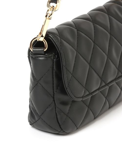 mysty woman（ミスティウーマン）の「キルティングチェーンBAG 157060（ショルダーバッグ・レディース・アイボリー/ブラック/イエロー・FREE）」の19枚目の写真