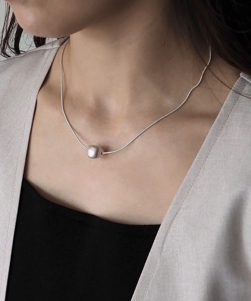 Riberry（リベリー）の「【ニッケルフリー】　ビーンズネックレス（ネックレス・レディース・シルバー/ゴールド・FREE）」の5枚目の写真