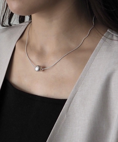 Riberry（リベリー）の「【ニッケルフリー】　ビーンズネックレス（ネックレス・レディース・シルバー/ゴールド・FREE）」の3枚目の写真