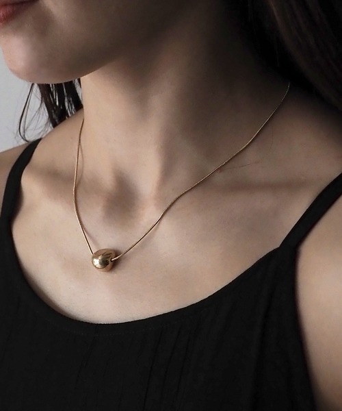 Riberry（リベリー）の「【ニッケルフリー】　ビーンズネックレス（ネックレス・レディース・シルバー/ゴールド・FREE）」の8枚目の写真