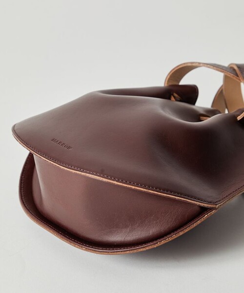 MARROW（マロウ）の「【MARROW/(マロー)】ミニカーブ MR-17003（ハンドバッグ・レディース・ブラック/ブラウン・FREE）」の8枚目の写真