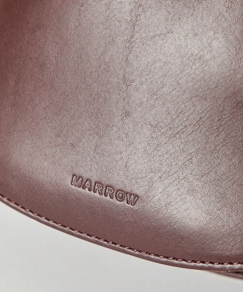 MARROW（マロウ）の「【MARROW/(マロー)】ミニカーブ MR-17003（ハンドバッグ・レディース・ブラック/ブラウン・FREE）」の6枚目の写真