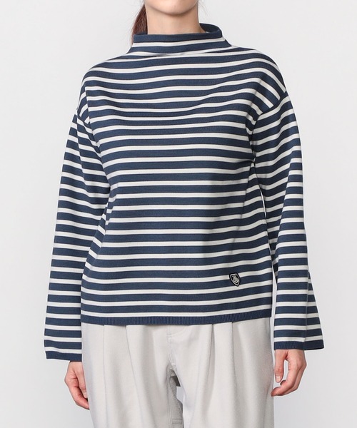 ORCIVAL(オーシバル)の「ORCIVAL | プレーティング ボトルネックニットプルオーバー WOMEN(ニット/セーター・レディース・ブラック系その他/グリーン系その他/ブルー系その他/ホワイト系その他5・1)」の4枚目の写真