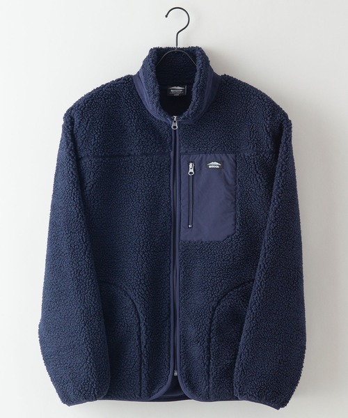 OUTDOOR PRODUCTS（アウトドアプロダクツ）の「【OUTDOOR PRODUCTS/アウトドアプロダクツ】防風ボアスタンドカラ―ブルゾン ボアフリースジャケット　モコモコ（ブルゾン・メンズ・アイボリー/カーキ/ダークベージュ/ネイビー/ホワイト系その他2/ホワイト系その他/ブラック・SMALL/MEDIUM/LARGE/X-LARGE）」の20枚目の写真
