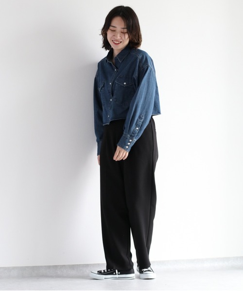 cepo（セポ）の「ショートデニムシャツ セットアップ可能