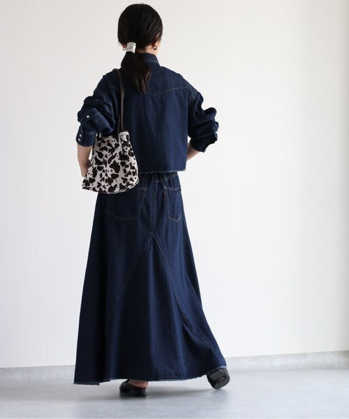 cepo（セポ）の「ショートデニムシャツ　セットアップ可能（シャツ/ブラウス・レディース・ネイビー/ブルー系2・M）」の17枚目の写真