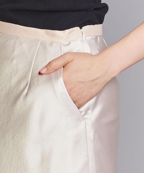 BEAUTY&YOUTH UNITED ARROWS（ビューティーアンドユースユナイテッドアローズ）の「【WEB限定】ヴィンテージサテン マーメイドマキシスカート -ウォッシャブル-（スカート・レディース・ブラック/ナチュラル・S/M）」の11枚目の写真