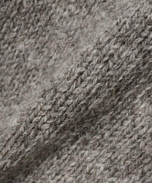 MACALASTAIR（マカラスター）の「Macalastair × BEAMS F / ウール モックネックニット（ニット/セーター・メンズ・シルバー/ブラック・38/36）」の8枚目の写真