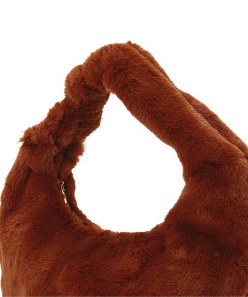 N.（N. Natural Beauty Basic）（エヌエヌナチュラルビューティーベーシック）の「【松井愛莉さん着用】◆ファートートバッグ（トートバッグ・レディース・ブラウン/ブルー・ﾌﾘ-）」の17枚目の写真