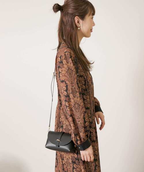 URBAN RESEARCH Sonny Label（アーバンリサーチサニーレーベル）の「ダマスクプリントドレスワンピース（ワンピース・レディース・ブラック系その他/グレー系その他・FREE）」の6枚目の写真