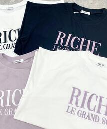 INGNI（イング）の「刺繍ロゴロングTシャツ（Tシャツ/カットソー）」