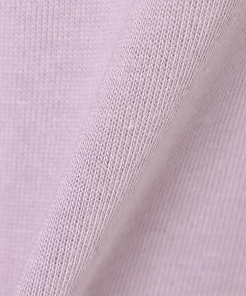 INGNI（イング）の「刺繍ロゴロングTシャツ（Tシャツ/カットソー・レディース・ホワイト系6/ホワイト×ブラック/ラベンダー/ブラック・M）」の13枚目の写真