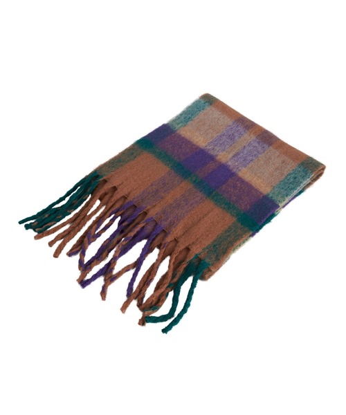 NO ID.(ノーアイディ)の「【NO ID.】Multi Color Check Stole / マルチ カラー チェック ストール(ストール/ショール・メンズ・グレー/ベージュ/ブラック・ONE SIZE)」の4枚目の写真