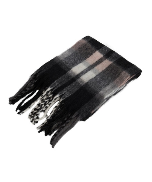 NO ID.(ノーアイディ)の「【NO ID.】Multi Color Check Stole / マルチ カラー チェック ストール(ストール/ショール・メンズ・グレー/ベージュ/ブラック・ONE SIZE)」の6枚目の写真