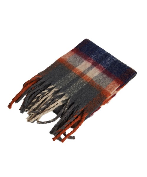 NO ID.(ノーアイディ)の「【NO ID.】Multi Color Check Stole / マルチ カラー チェック ストール(ストール/ショール・メンズ・グレー/ベージュ/ブラック・ONE SIZE)」の12枚目の写真